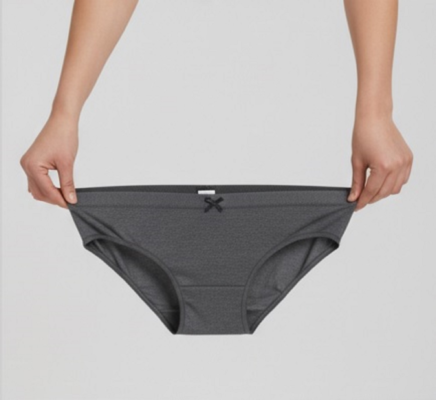 Fancy Dhaage Women’s Modal Bikini Panty | Super Soft Modal Fabric, Breathable & Stretchable | Mid Waist Comfortable Fit | Charcoal Grey