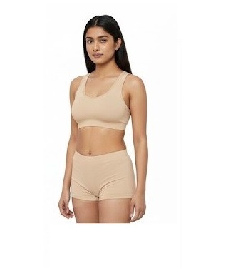 Seamless Sports  Bra & Shorts Set