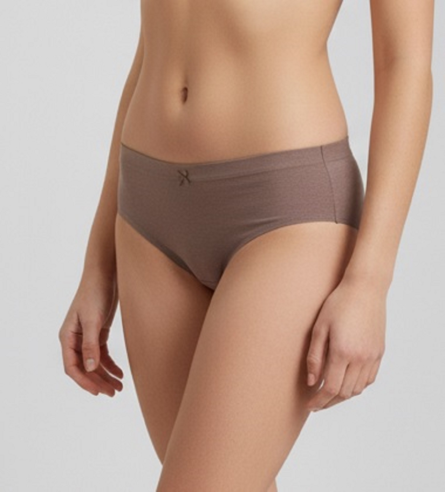 Fancy Dhaage Women’s Modal  Bikini Panties | Soft Stretch, Breathable Everyday Innerwear | Mid Waist Comfort Fit | Mocha Brown