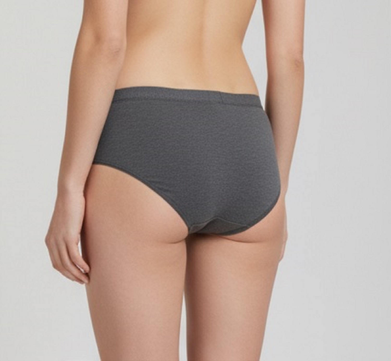 Fancy Dhaage Women’s Modal Bikini Panty | Super Soft Modal Fabric, Breathable & Stretchable | Mid Waist Comfortable Fit | Charcoal Grey