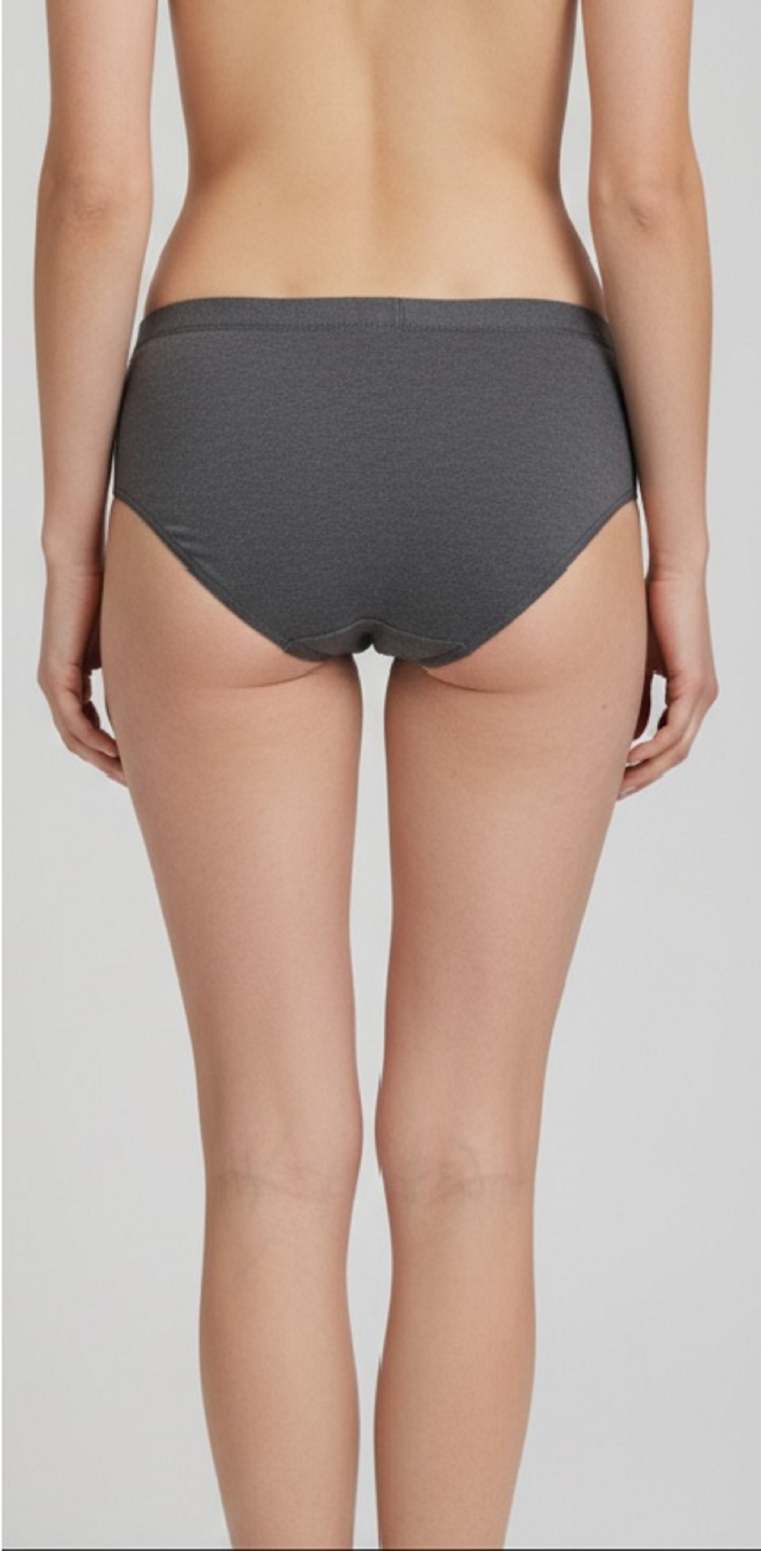 Fancy Dhaage Women’s Modal Bikini Panty | Super Soft Modal Fabric, Breathable & Stretchable | Mid Waist Comfortable Fit | Charcoal Grey