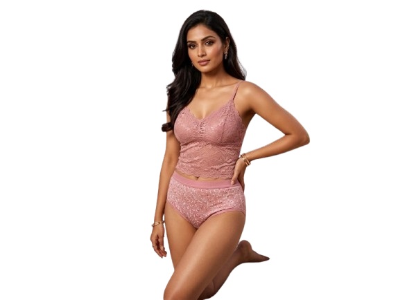 Fancy Dhaage Cotton Panty for Women | Lightweight, Skin-Friendly & Stretchable | Mid Waist | Blush Floral