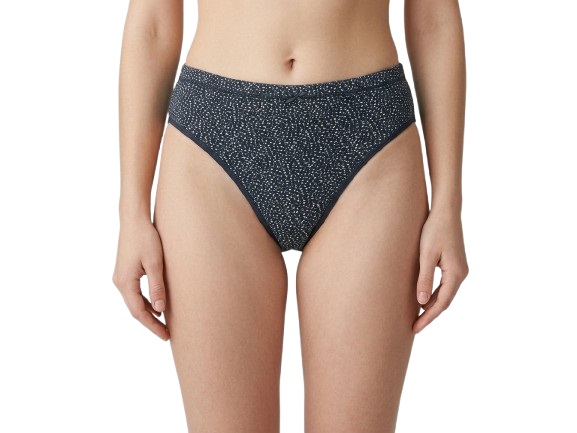 Fancy Dhaage Women’s Modal Bikini Panty | Super Soft Modal Fabric, Breathable & Stretchable | Mid Waist Comfortable Fit | Teal Micro Print