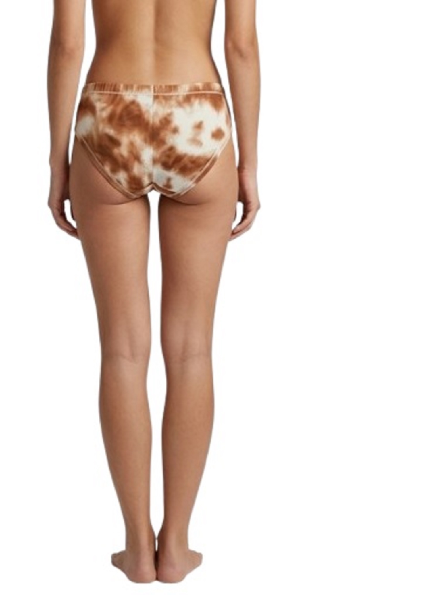 Fancy Dhaage Women’s Modal Bikini Panty | Super Soft Modal Fabric, Breathable & Stretchable | Mid Waist Comfortable Fit | Rust Tie-Dye