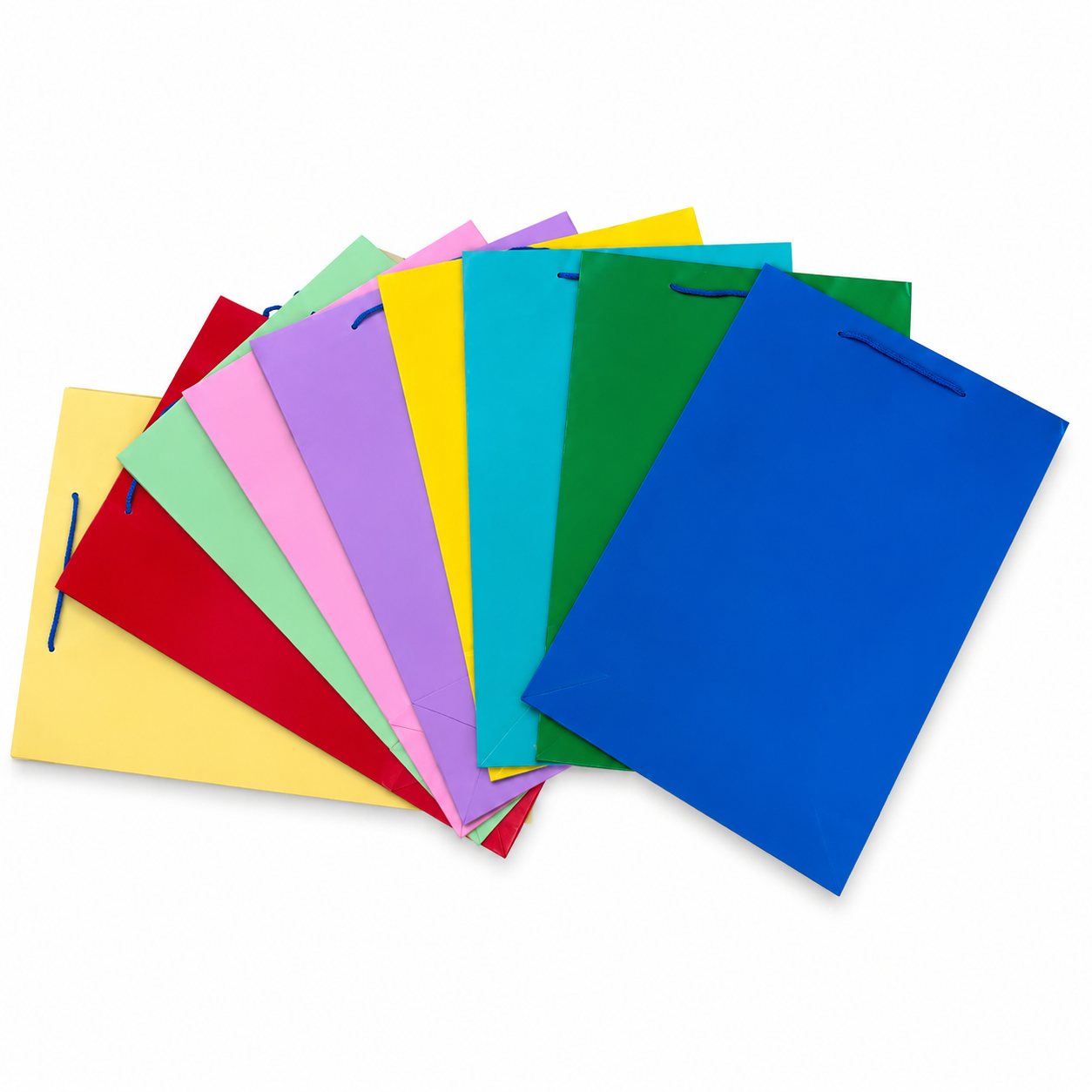 Bolsas Gigantes de regalo de colores 12 Pzs