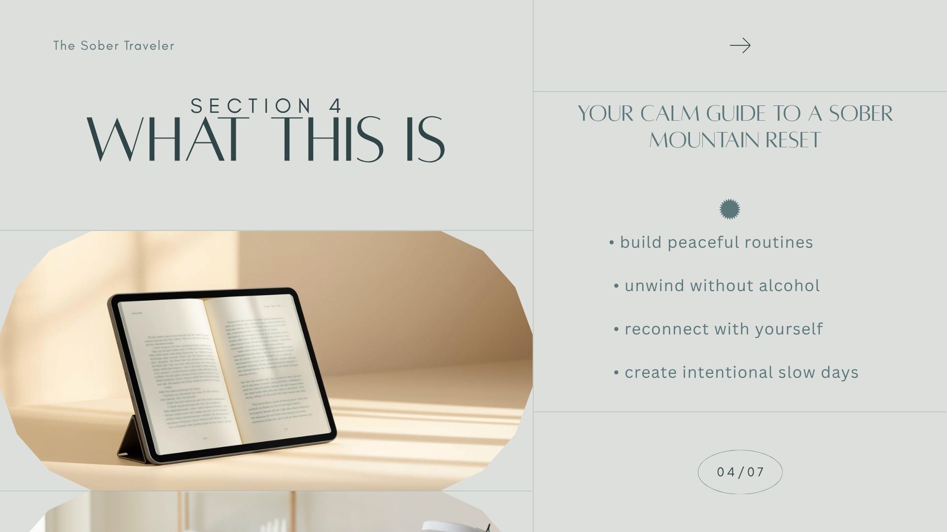 Mountain Retreat Alcohol-Free Travel Guide (Printable + Digital) Calm, Grounded, Sober Getaway Experience