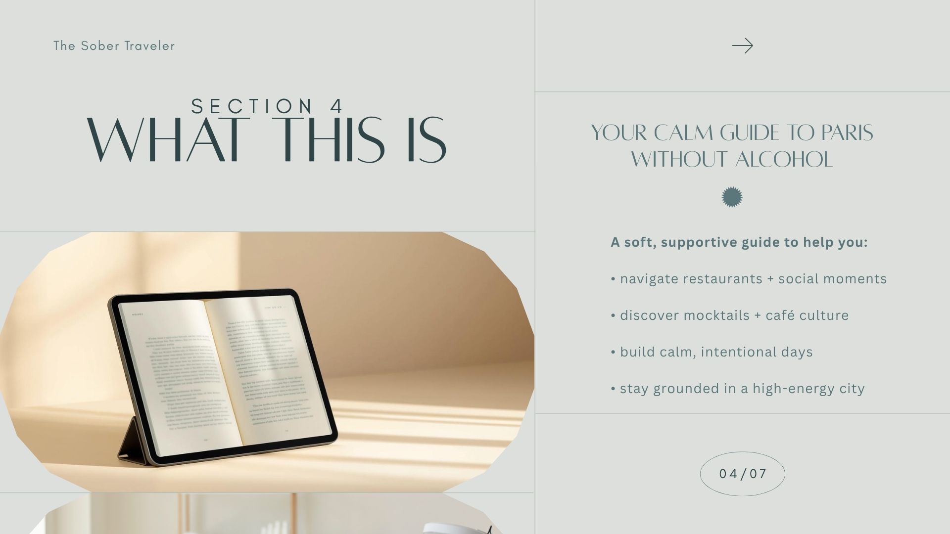 Paris Alcohol-Free Travel Guide (Printable + Digital) Confident, Elegant, Sober Travel in Paris