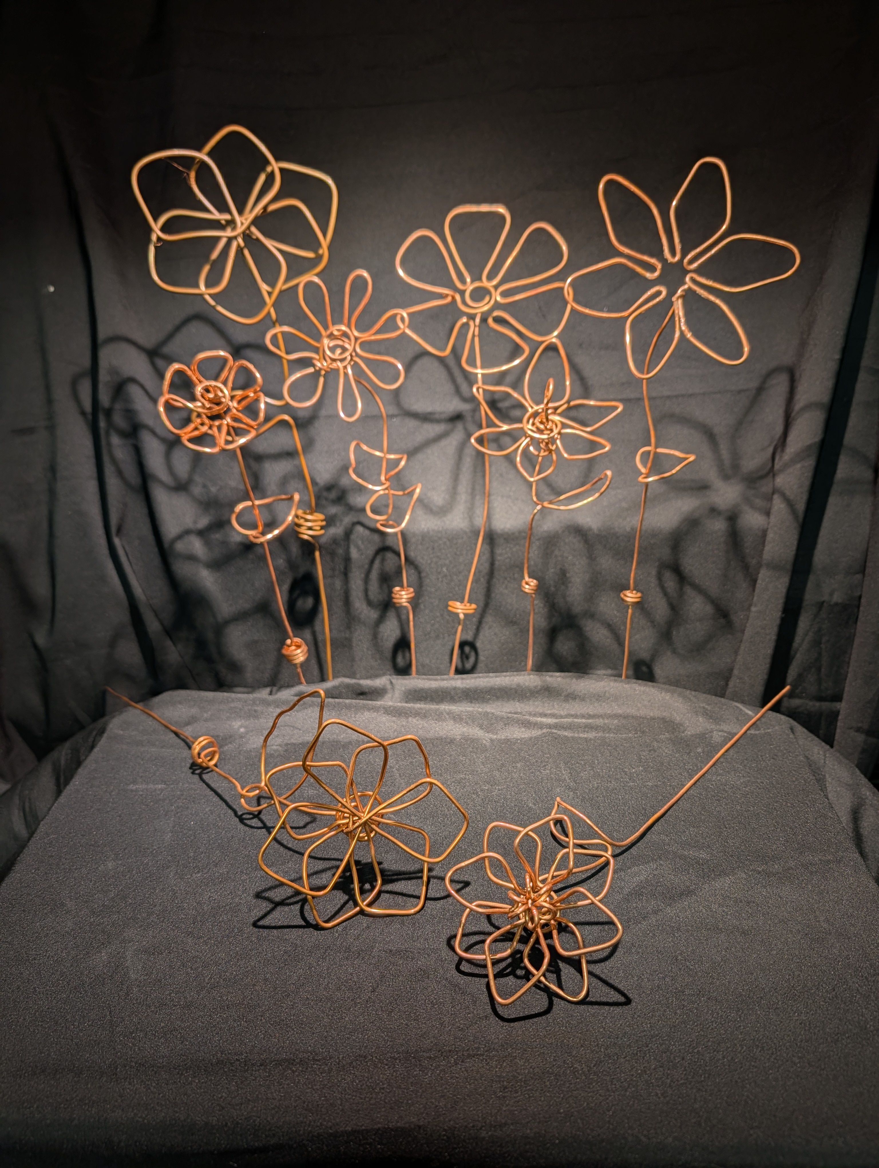 Swaying Copper Garden Flower