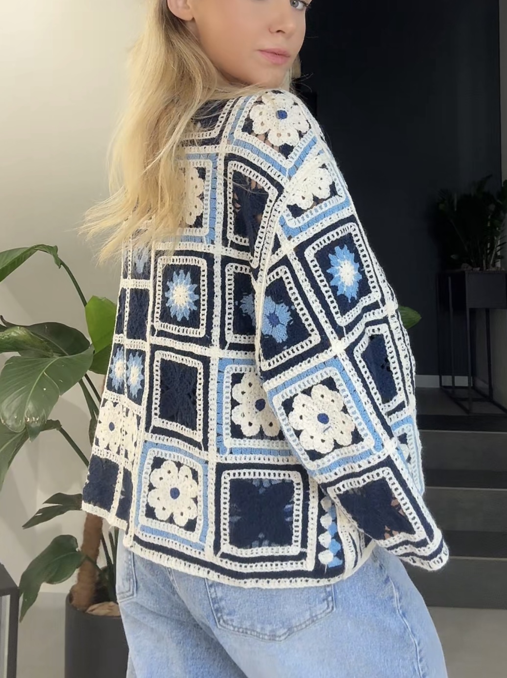 Kardigan w stylu boho