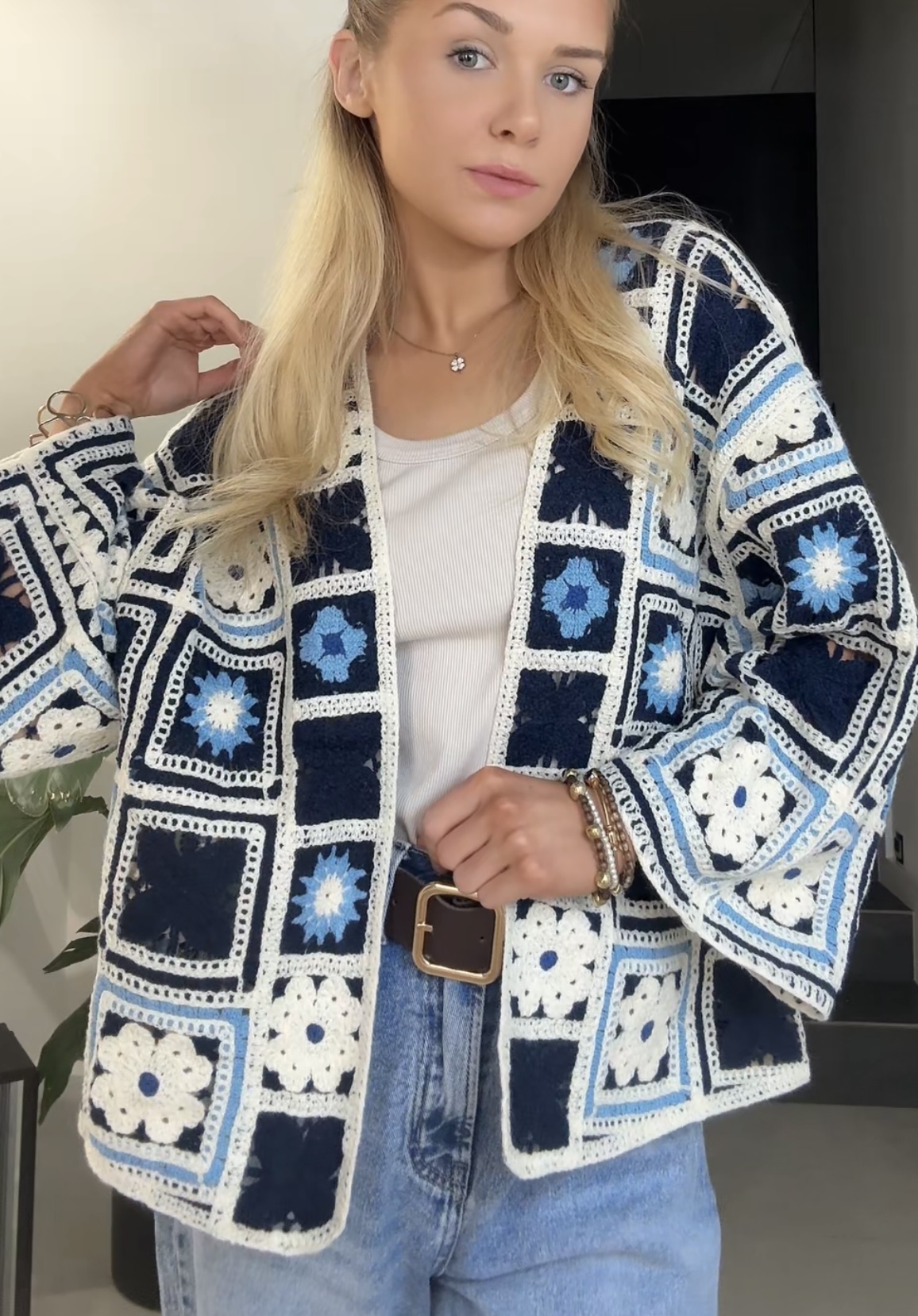 Kardigan w stylu boho