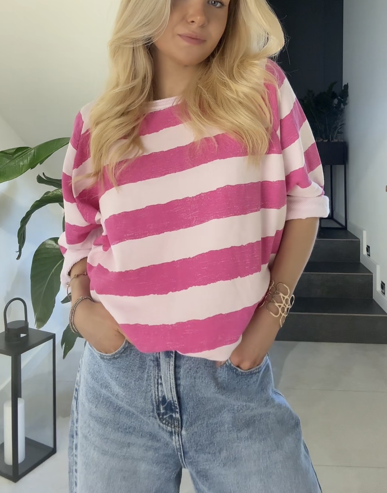 Bluza bawełniana w paski