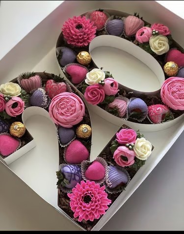 Floral Number Chocolate Box