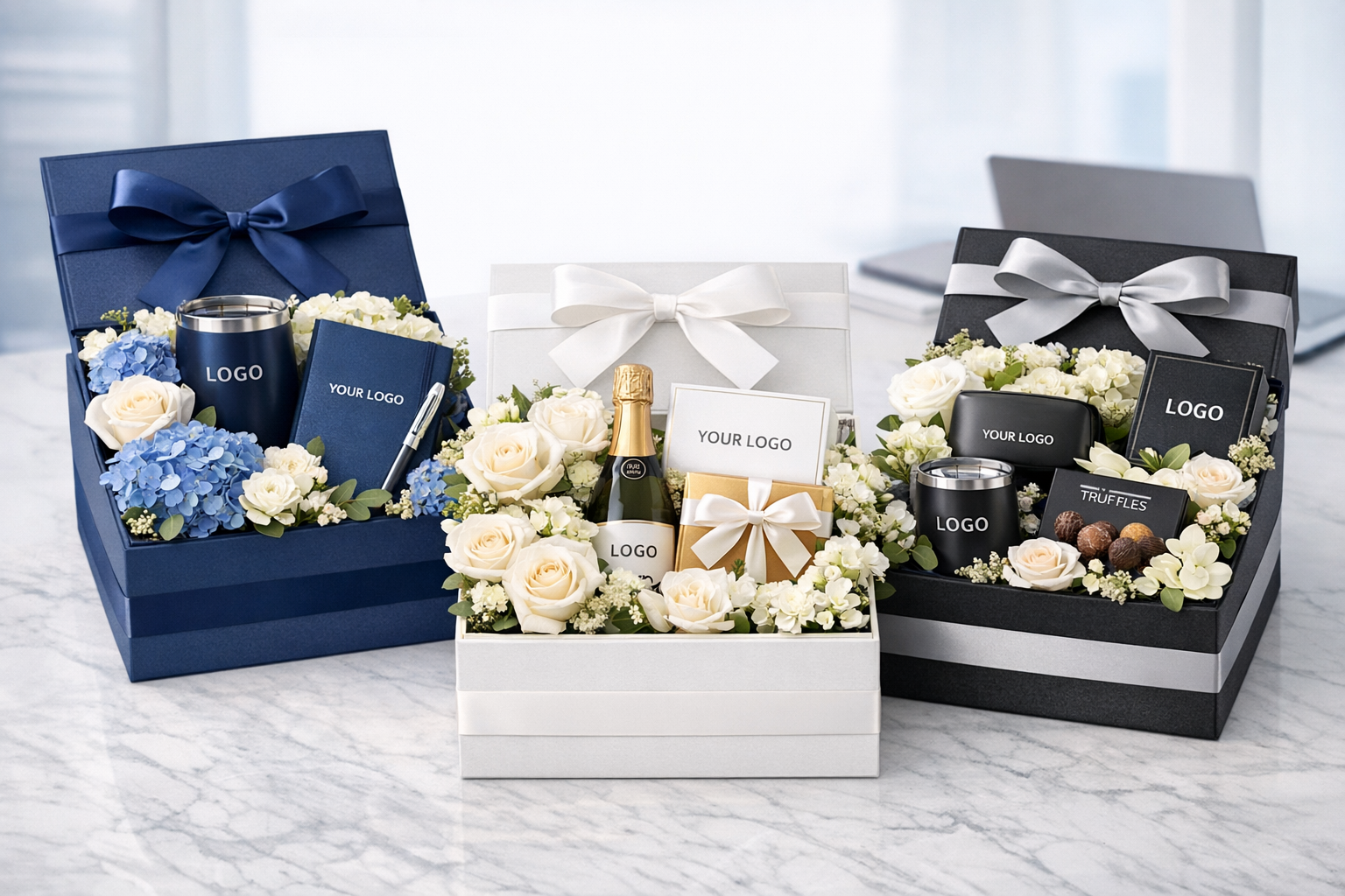 Luxury Corporate Flower Gift Box