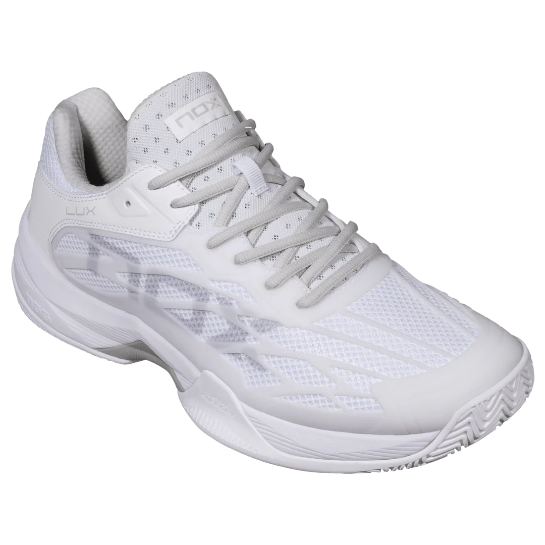 Chaussures Padel AT10 LUX blanc/gris