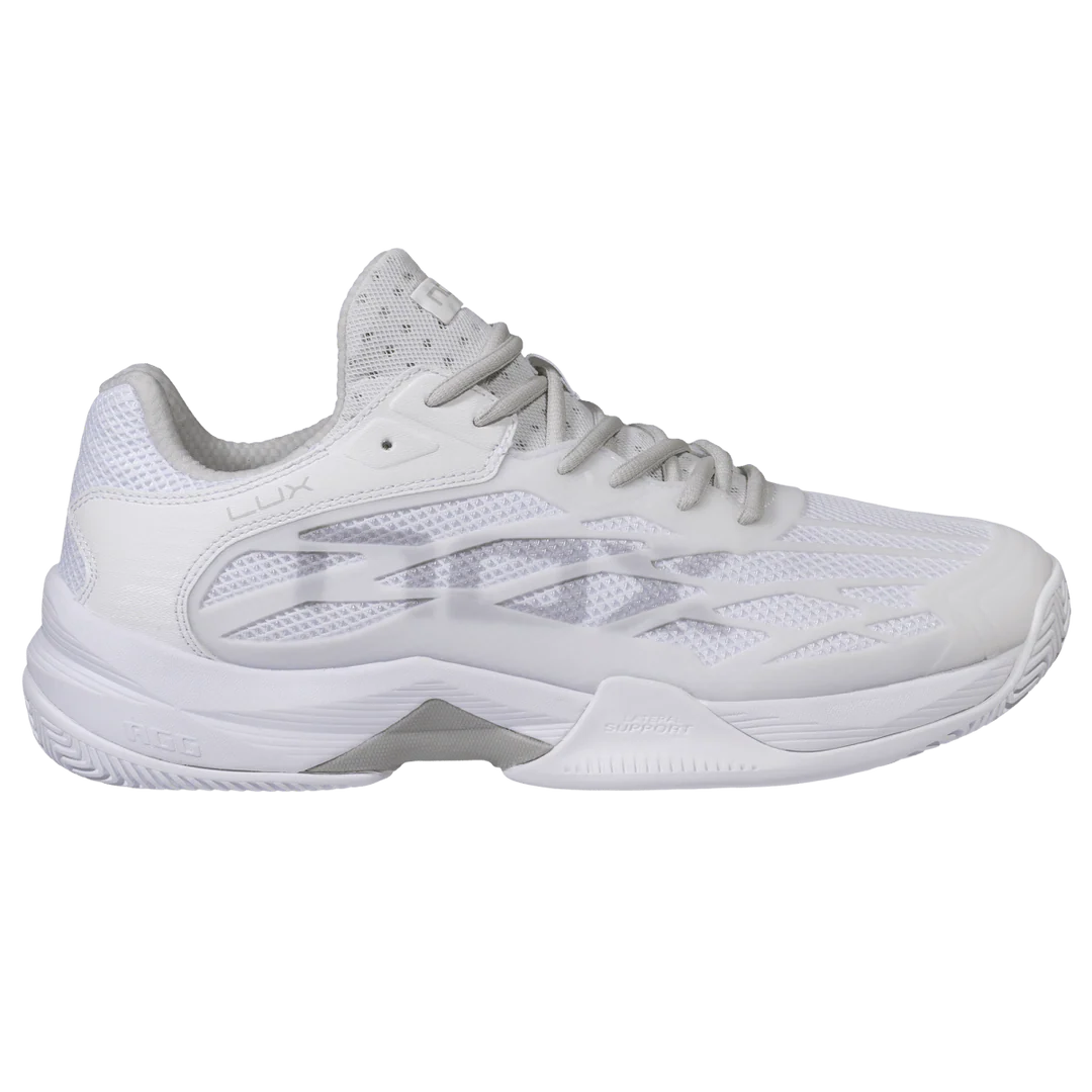 Chaussures Padel AT10 LUX blanc/gris