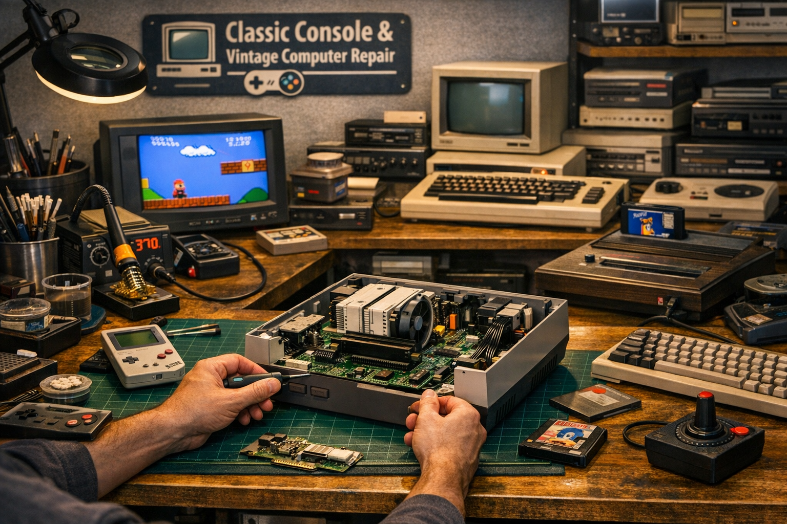 Classic Game Console Restoration