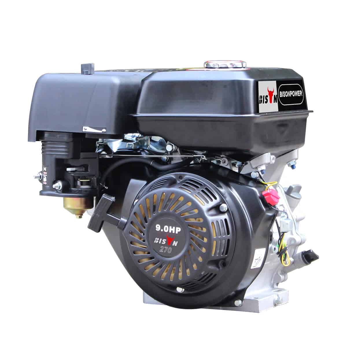 Motor a Gasolina - Arranque manual - 6.5 hp - 15hp - Eje Recto.