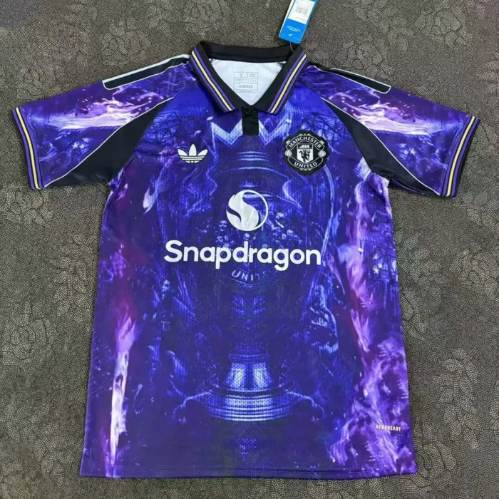 25/26 Manchester United Gold Cup Special Edition Man Jersey