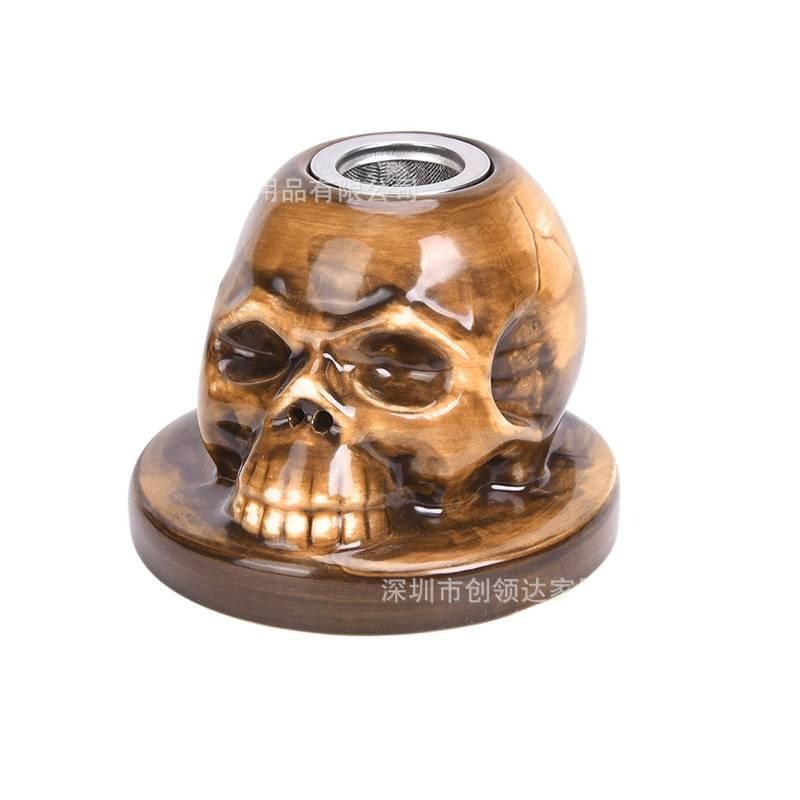 Whiskey Smoker skull-shaped