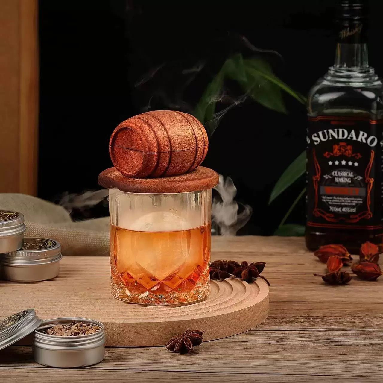 Whiskey Smoker Infusion Shaped