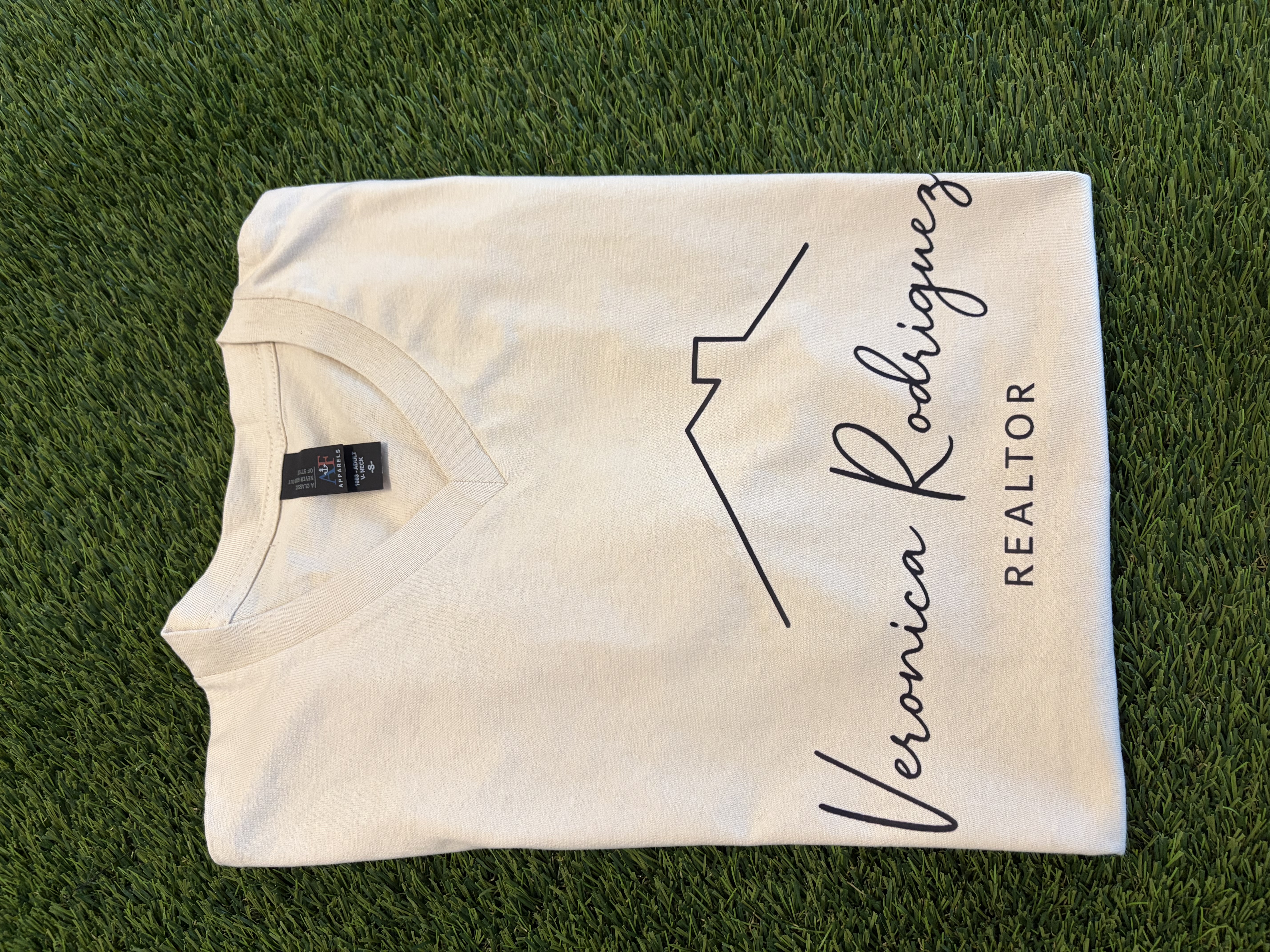 Custom V-neck Womens T-Shirt