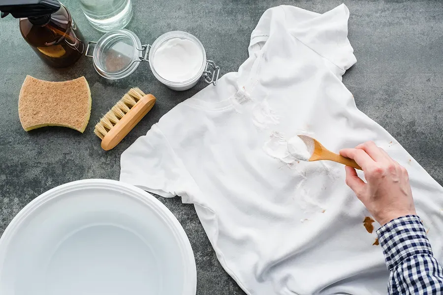 Garment Inspection & Light Stain Pretreatment