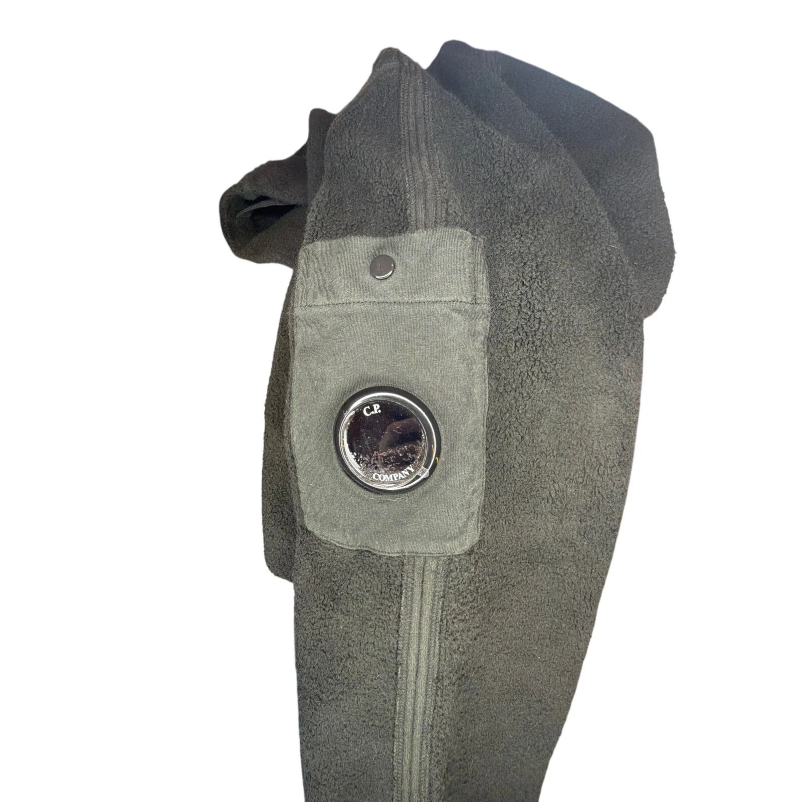 C.P. Company  Polar Fleece Hooded Lens Sweatshirt