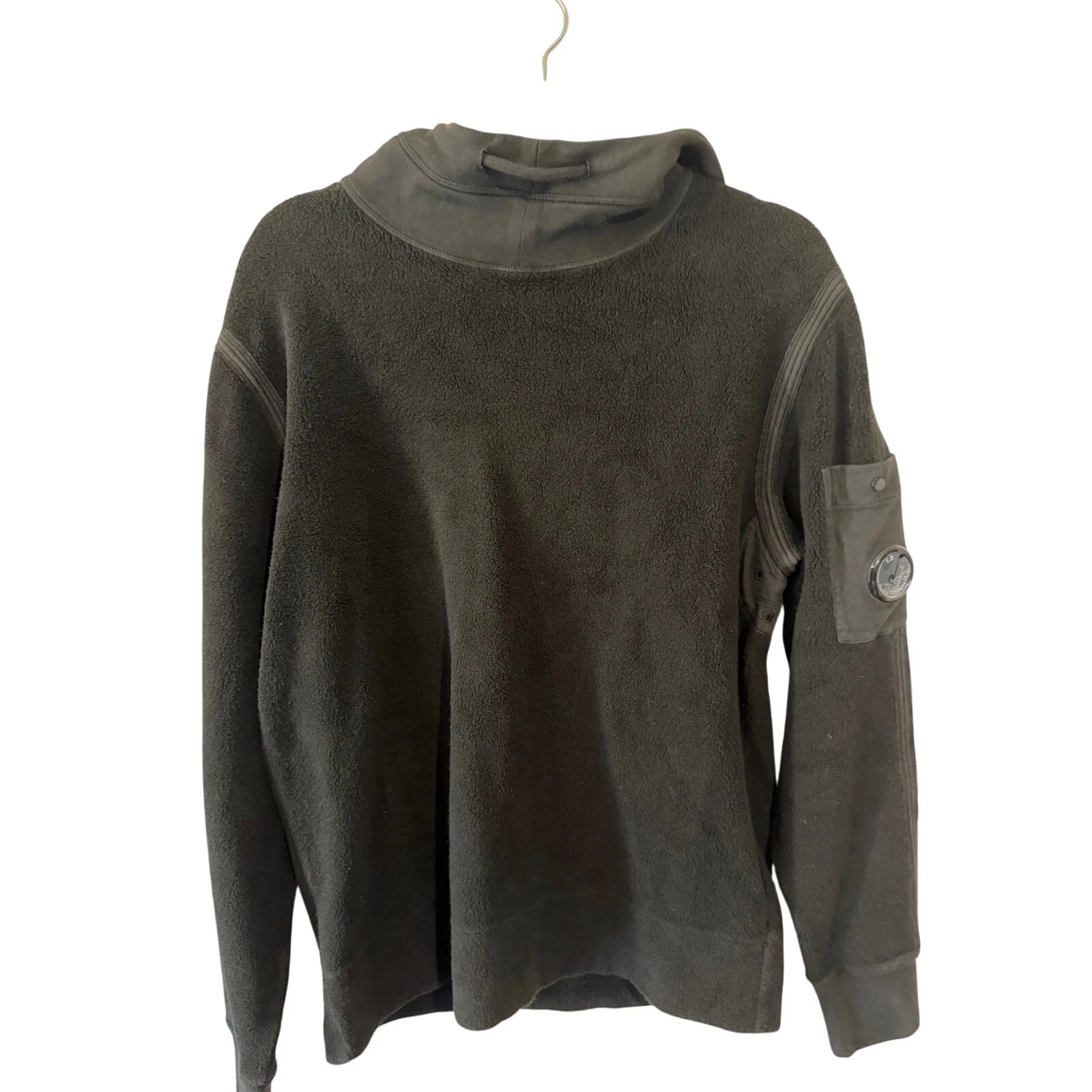C.P. Company  Polar Fleece Hooded Lens Sweatshirt