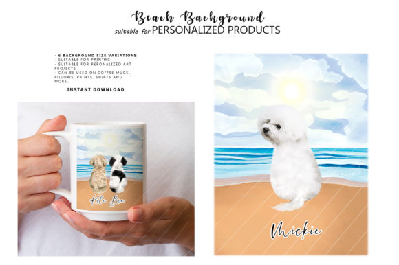 Beach Background Personalized Products