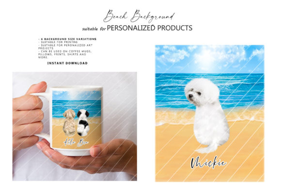 Sea Background for Personalized Products