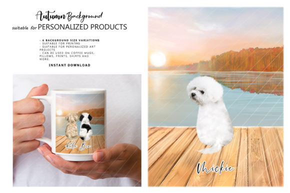 Fall Background Personalized Products Set