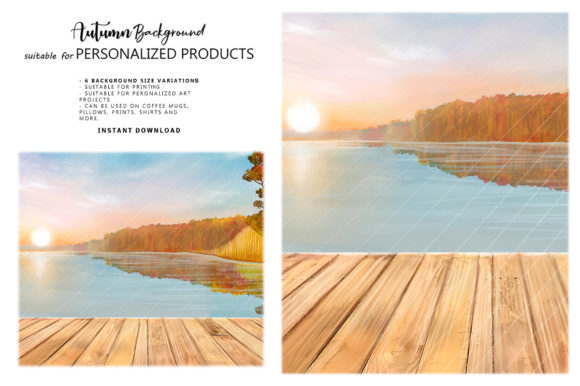 Fall Background Personalized Products Set
