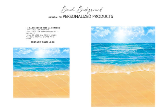 Sea Background for Personalized Products