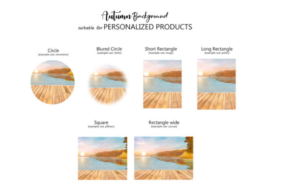 Fall Background Personalized Products Set