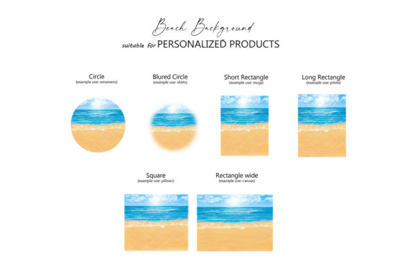 Sea Background for Personalized Products