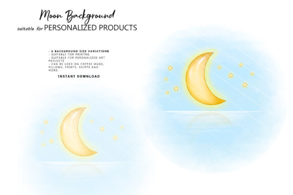 Moon Background Personalized Products