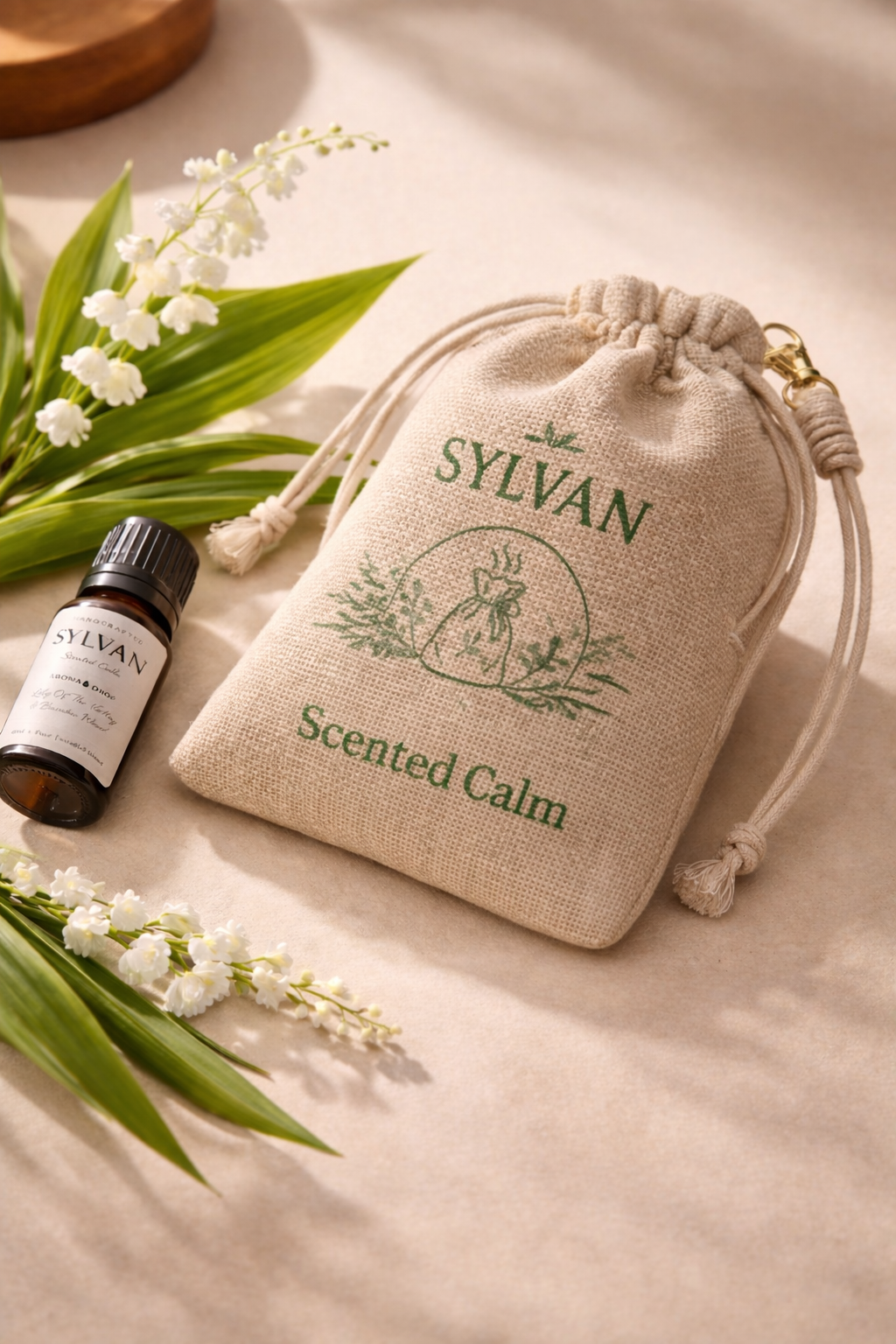 Sylvan Lily of the Valley& Bamboo Wood Aroma Pouch