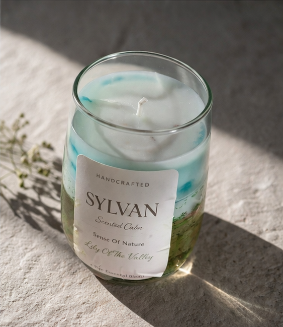 Sylvan Lily of the Valley Scented Water Candle