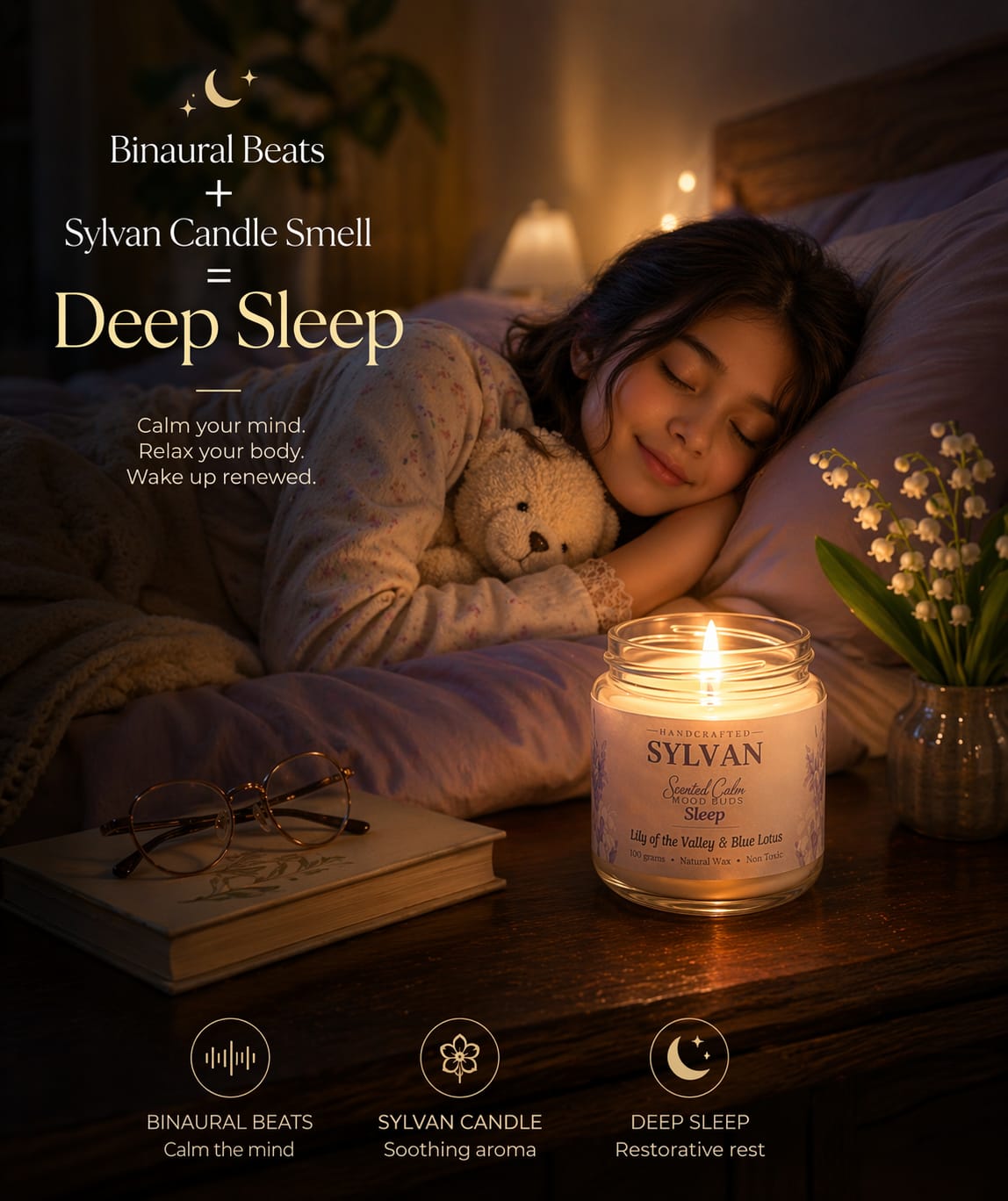 Sylvan Scented Candle - Sleep