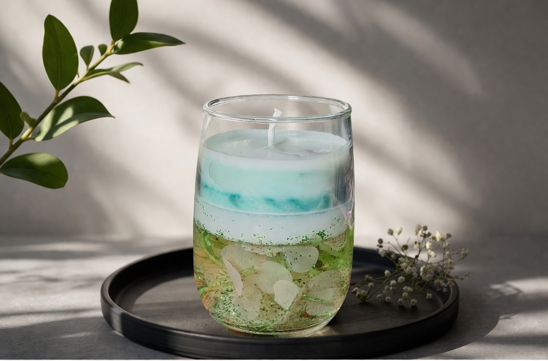 Sylvan Lily of the Valley Scented Water Candle