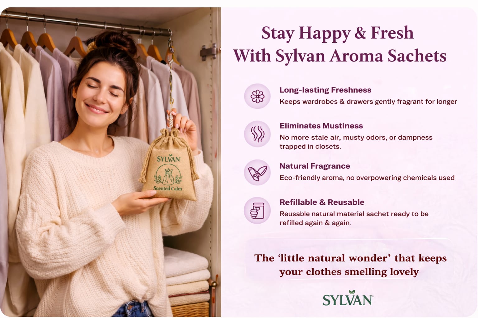 Sylvan Rosemary&Lemongrass Aroma Pouch 