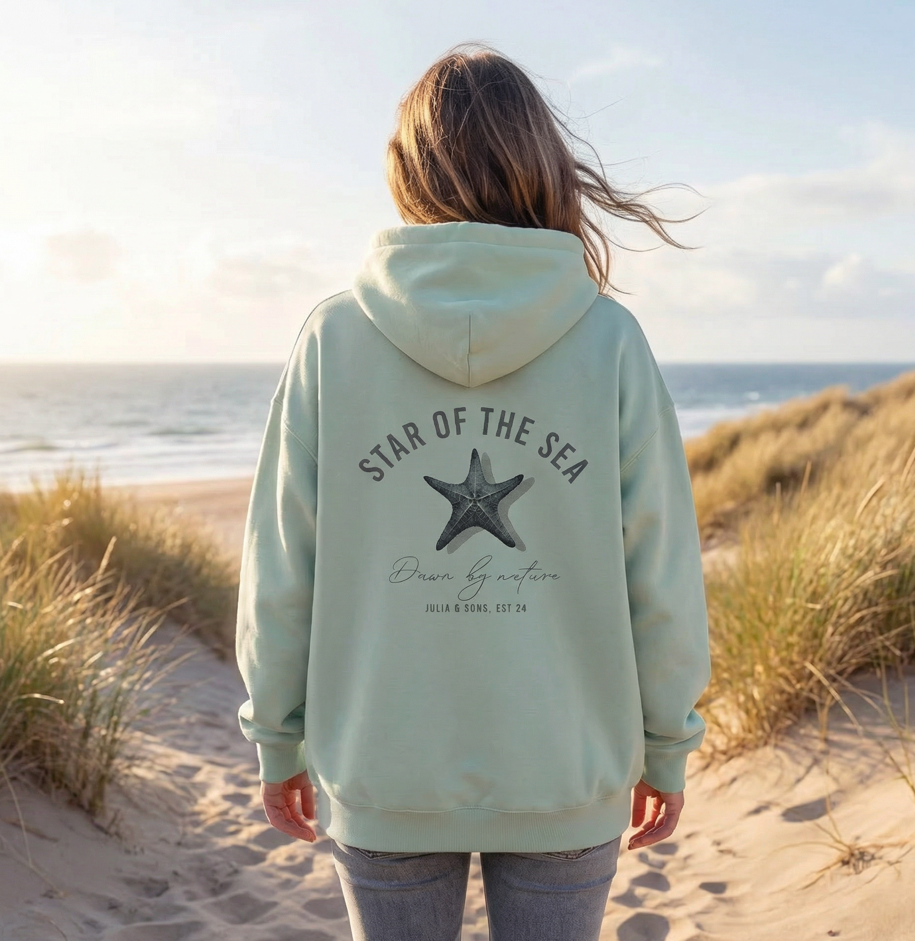 STAR OF THE SEA – Hoodie – leicht oversize