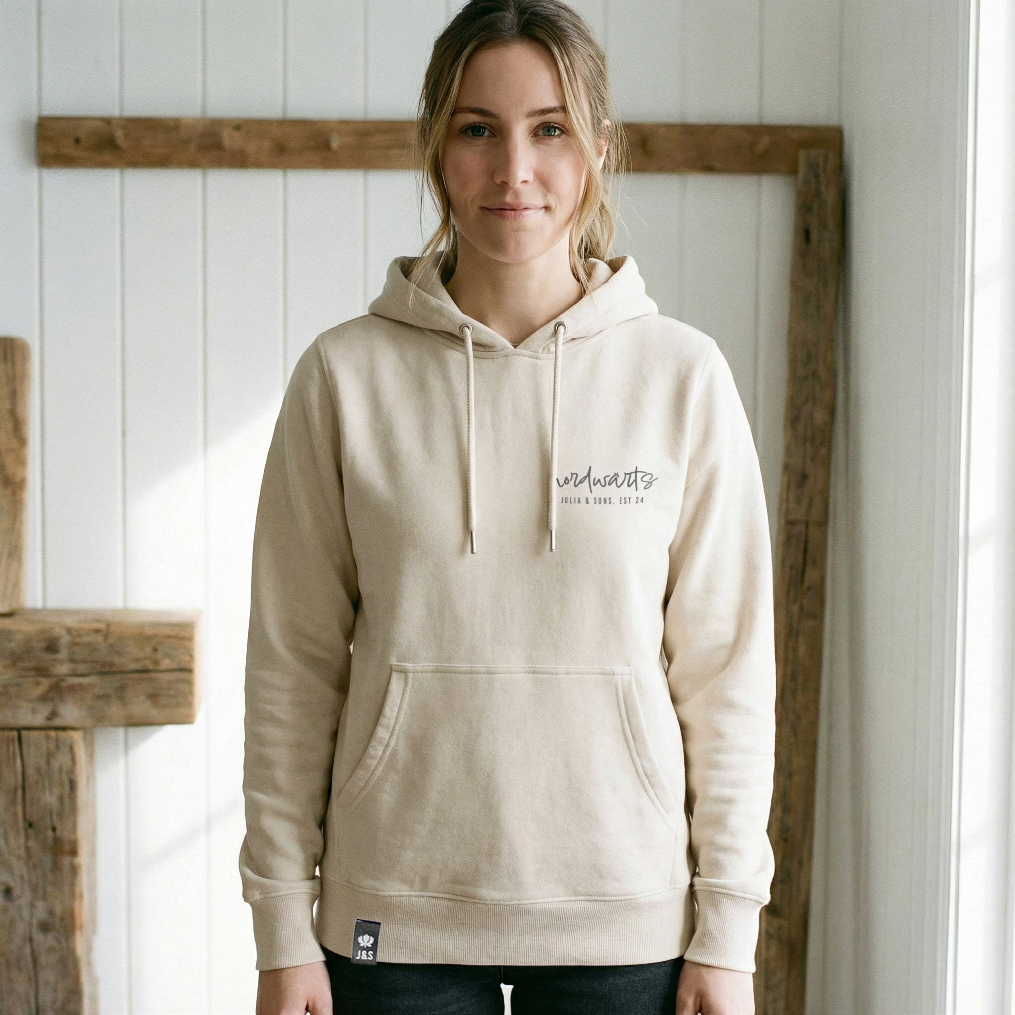 MEIN HERZ SCHLÄGT NORDWÄRTS – Hoodie – leicht oversize