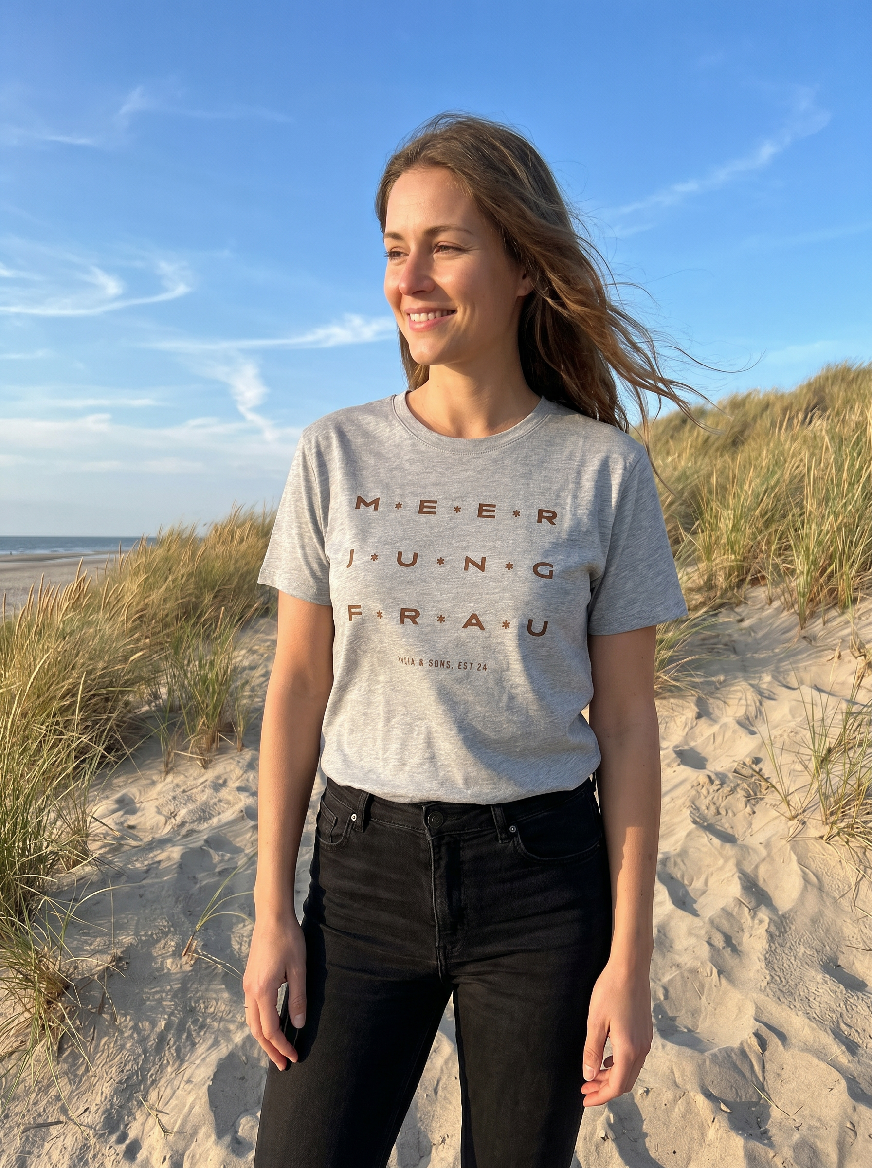 MEERJUNGFRAU - T-Shirt - leicht oversize