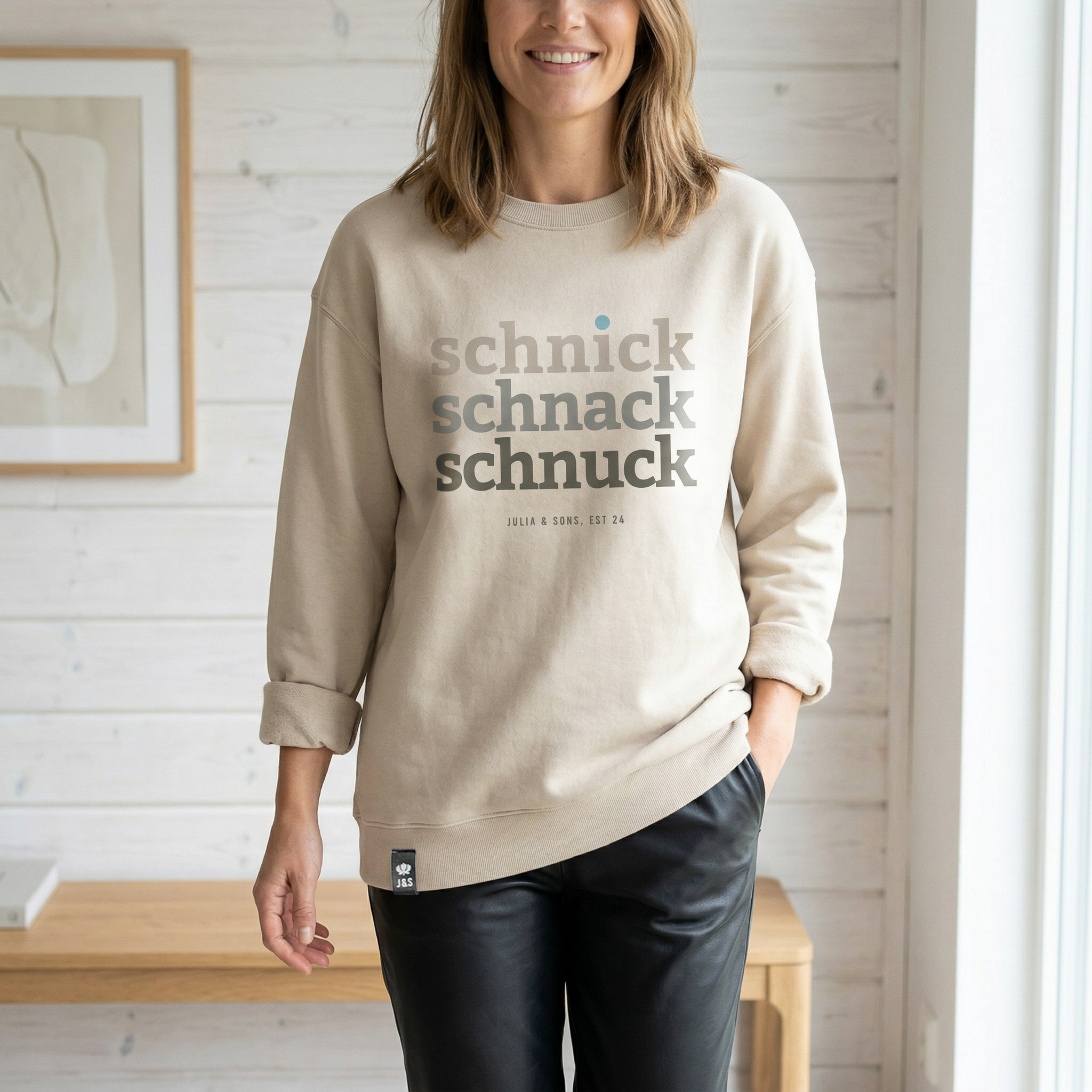 SCHNICK, SCHNACK, SCHNUCK – Sweatshirt – leicht oversize 