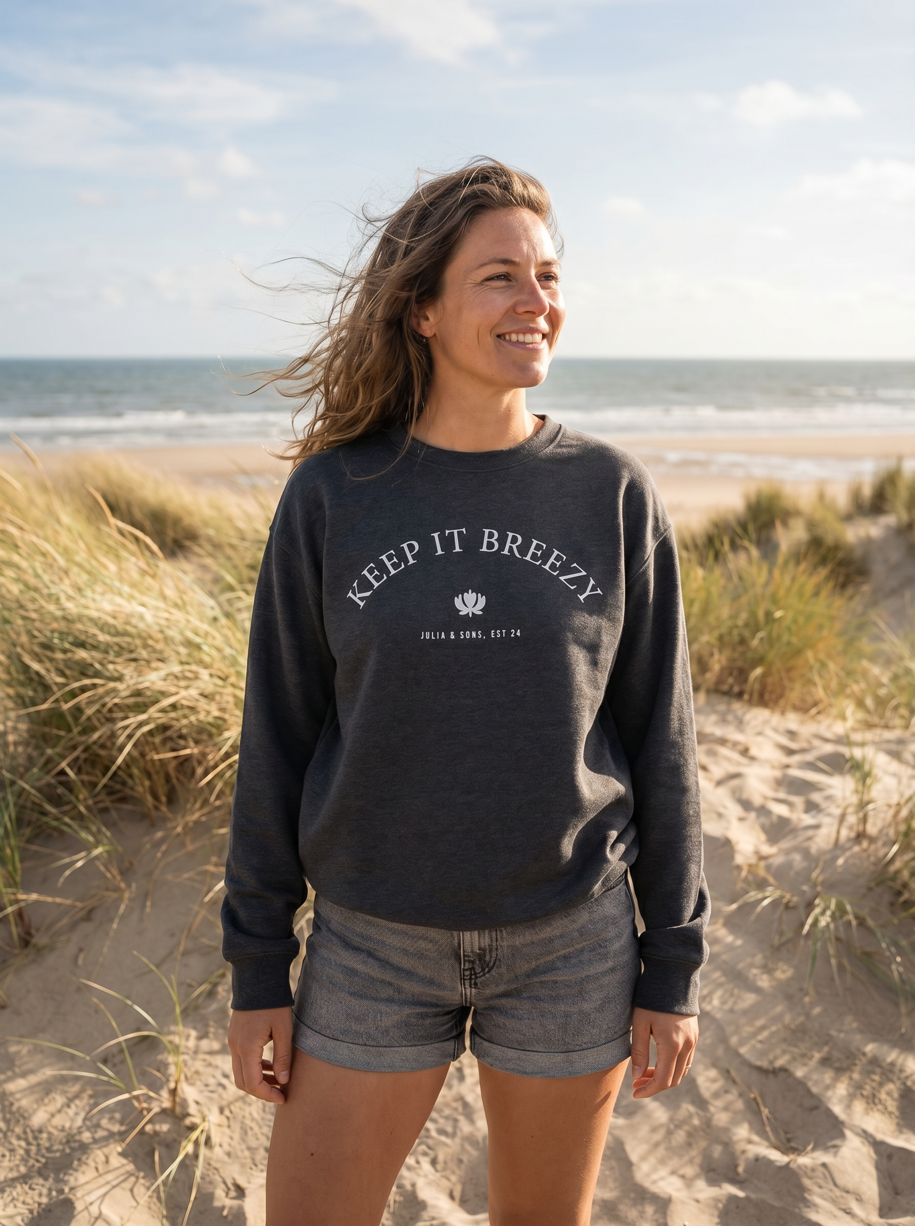 BREEZY – Sweatshirt – leicht oversize 