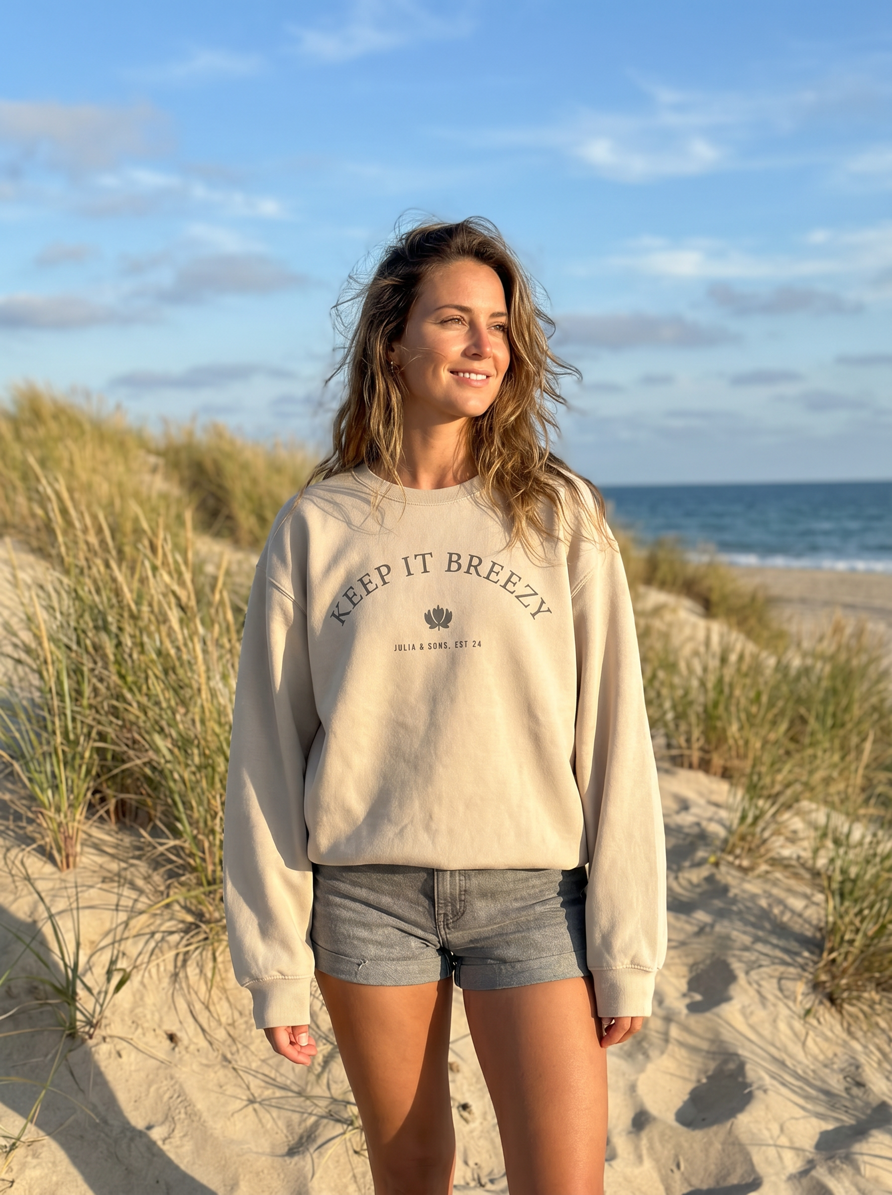 BREEZY – Sweatshirt – leicht oversize 