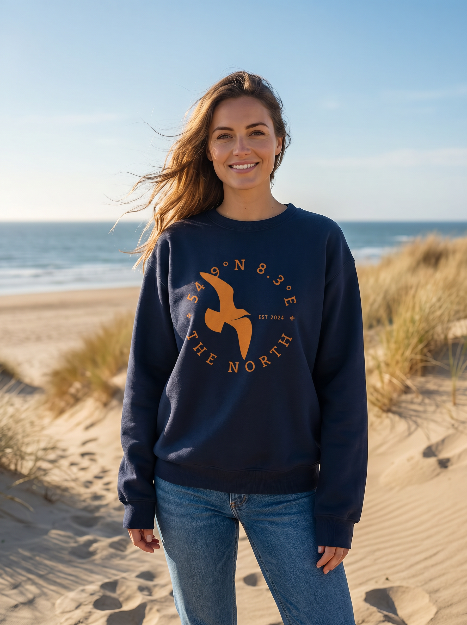 THE NORTH – Sweatshirt – leicht oversize 