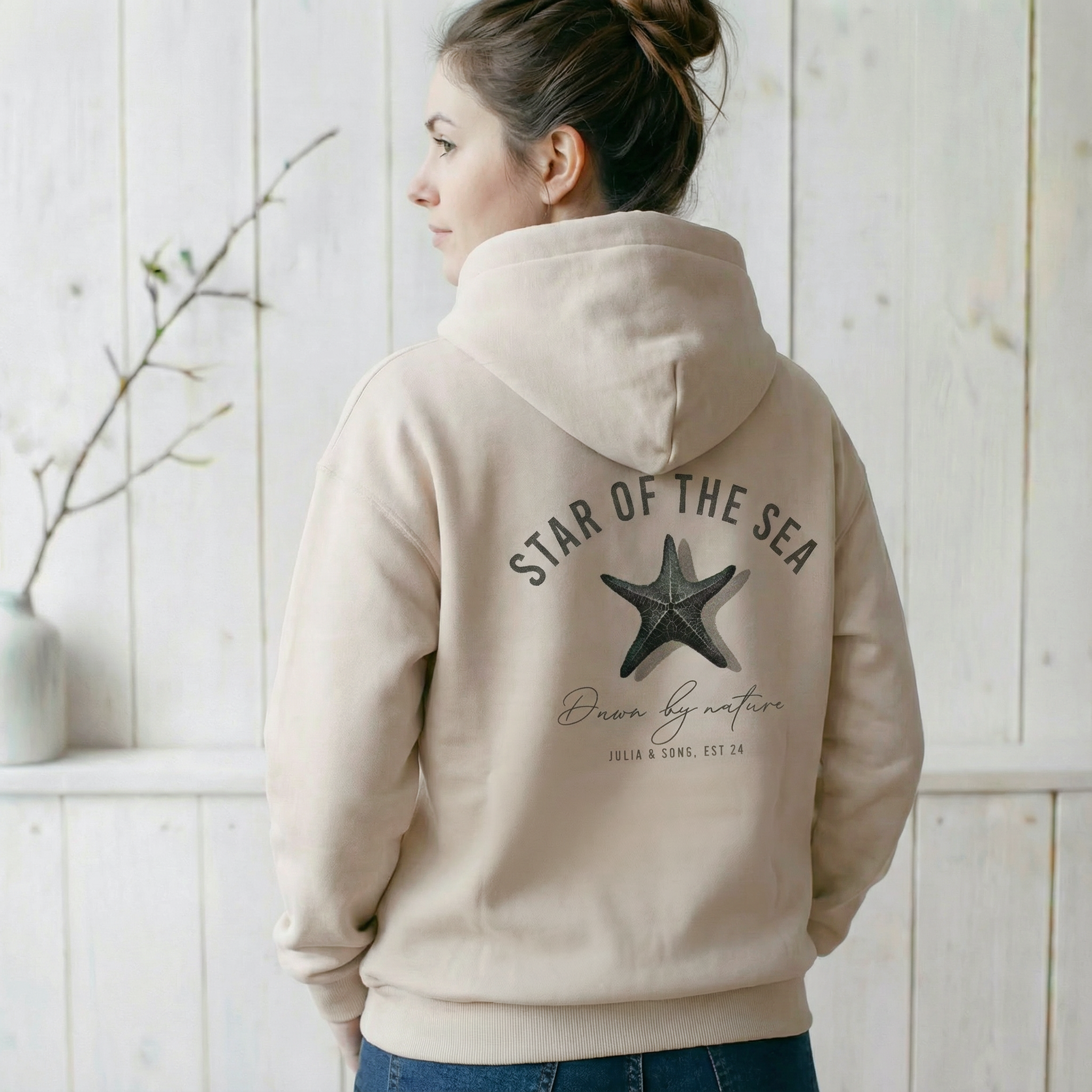 STAR OF THE SEA – Hoodiejacke – leicht oversize