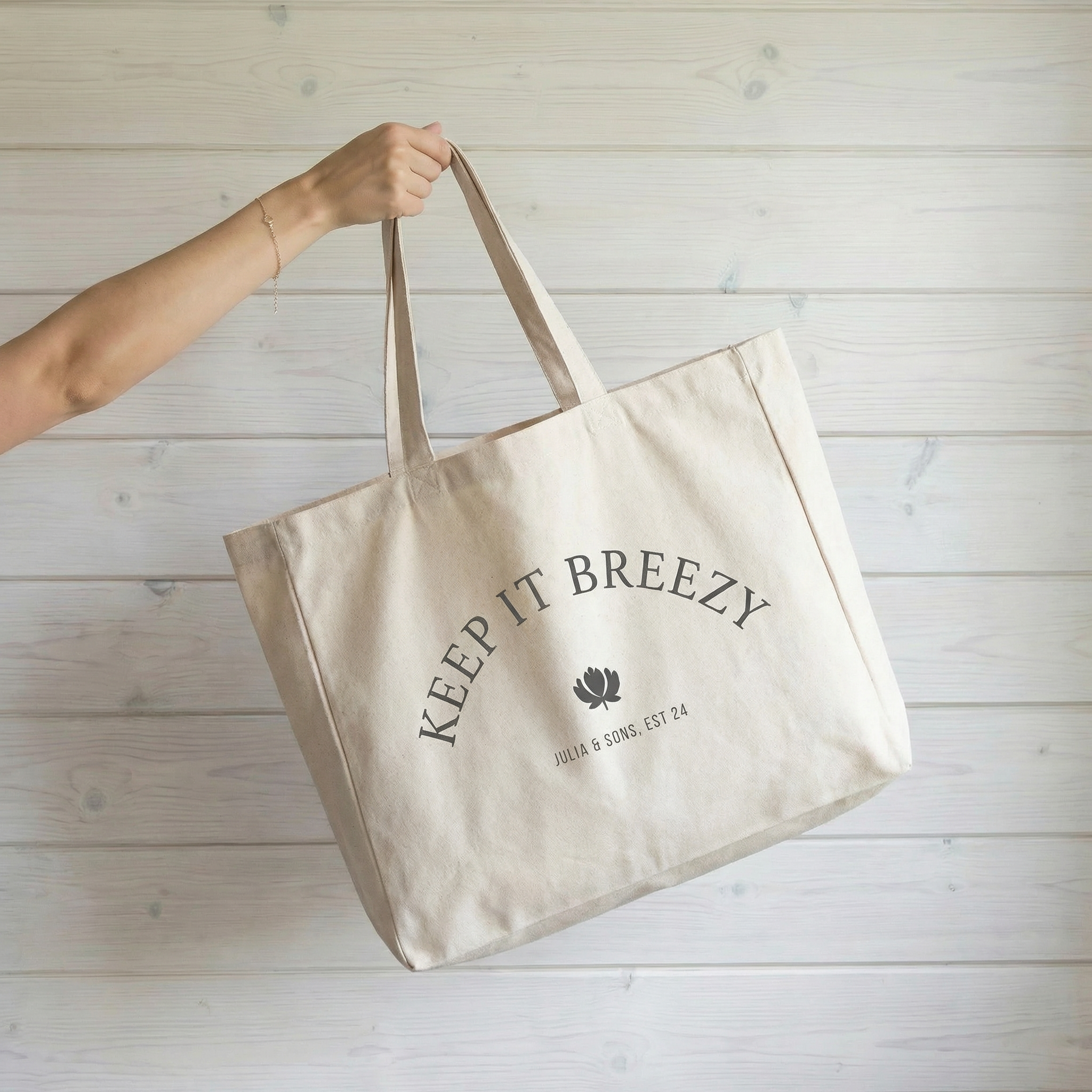 KEEP IT BREEZY – Shopping Bag